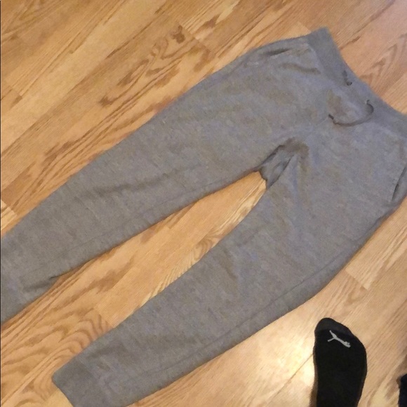 Men’s Plain Gray Sweatpants - Picture 2 of 3